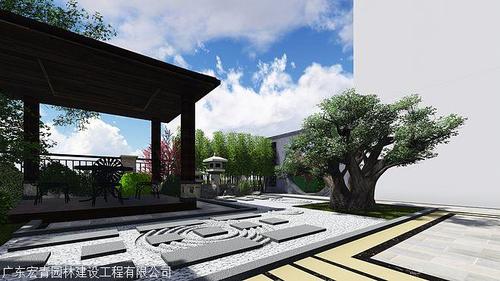 东莞塘厦园林绿化施工/广东宏青园林工程
